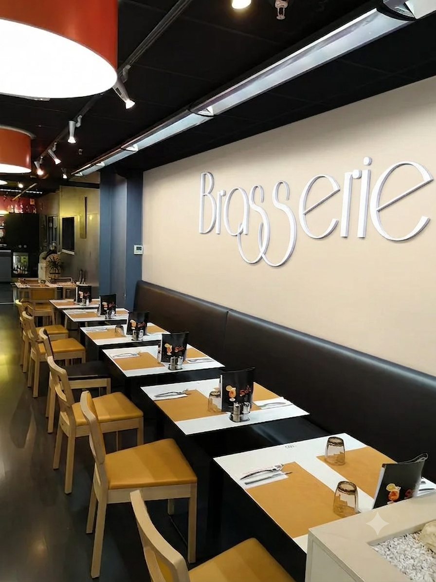 La salle de la brasserie La Terrasse